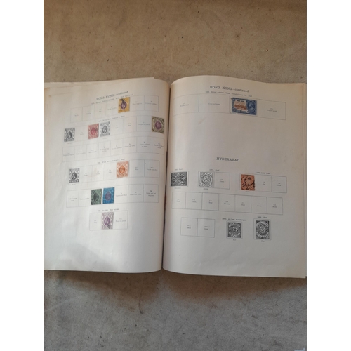 250 - A sparsely filled Ideal Commonwealth Album. an interesting album with earlier stamps sadly let down ... 