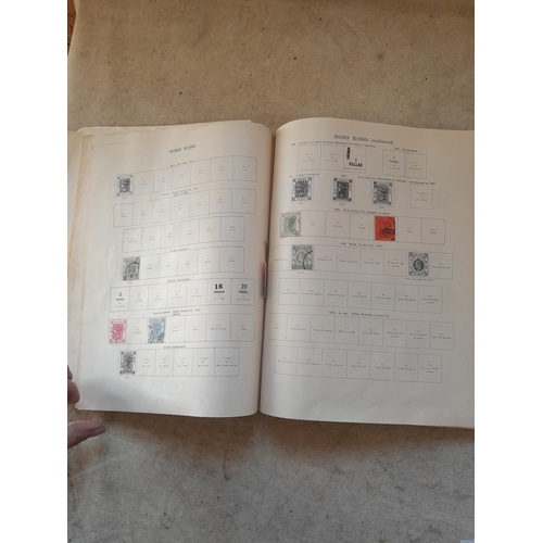 250 - A sparsely filled Ideal Commonwealth Album. an interesting album with earlier stamps sadly let down ... 