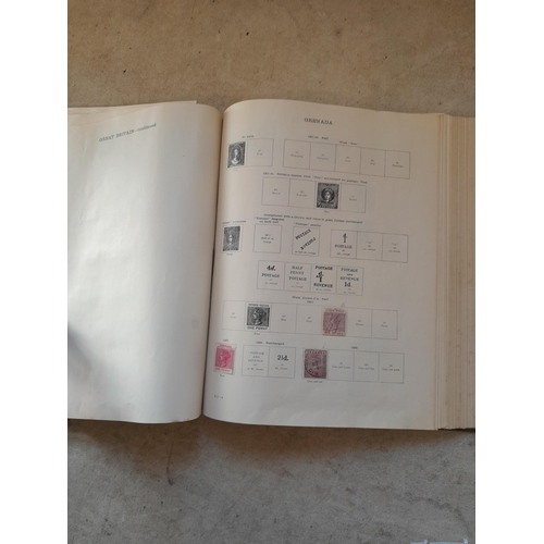 250 - A sparsely filled Ideal Commonwealth Album. an interesting album with earlier stamps sadly let down ... 