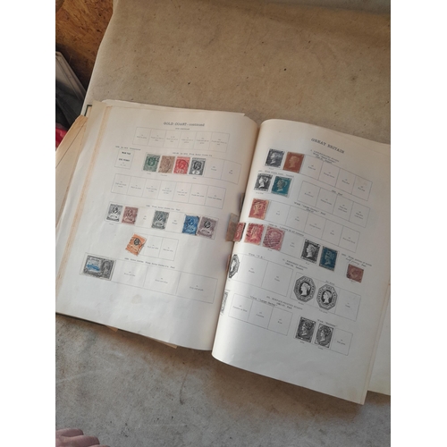 250 - A sparsely filled Ideal Commonwealth Album. an interesting album with earlier stamps sadly let down ... 