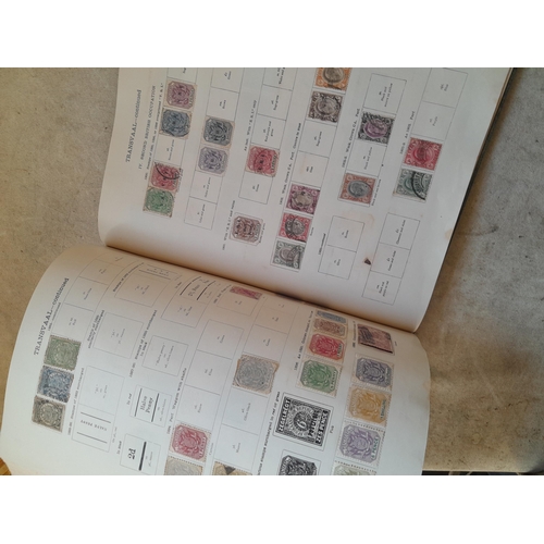 250 - A sparsely filled Ideal Commonwealth Album. an interesting album with earlier stamps sadly let down ... 