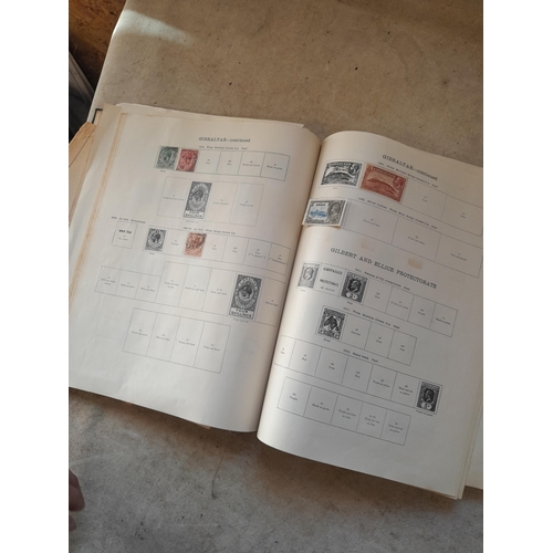 250 - A sparsely filled Ideal Commonwealth Album. an interesting album with earlier stamps sadly let down ... 