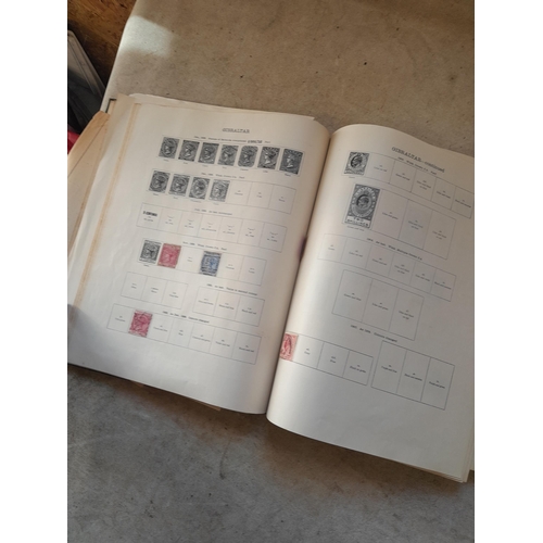 250 - A sparsely filled Ideal Commonwealth Album. an interesting album with earlier stamps sadly let down ... 