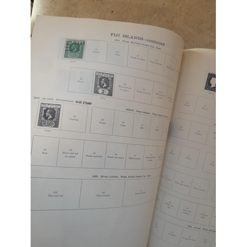 250 - A sparsely filled Ideal Commonwealth Album. an interesting album with earlier stamps sadly let down ... 