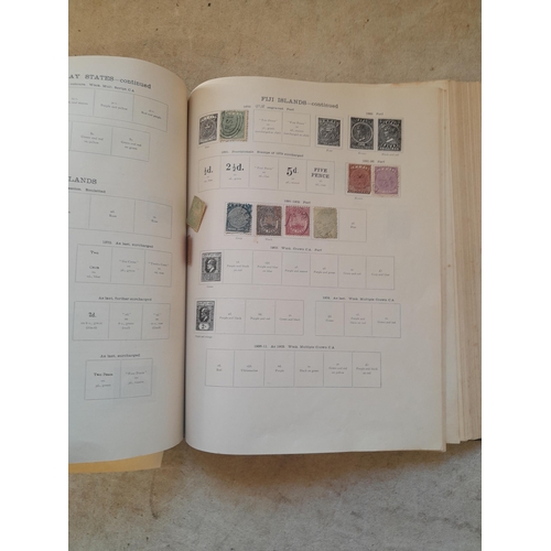 250 - A sparsely filled Ideal Commonwealth Album. an interesting album with earlier stamps sadly let down ... 