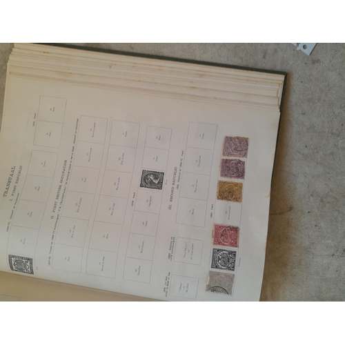 250 - A sparsely filled Ideal Commonwealth Album. an interesting album with earlier stamps sadly let down ... 