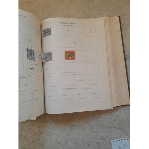 250 - A sparsely filled Ideal Commonwealth Album. an interesting album with earlier stamps sadly let down ... 