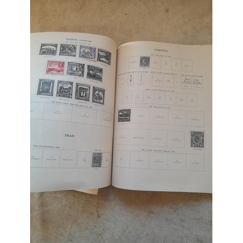 250 - A sparsely filled Ideal Commonwealth Album. an interesting album with earlier stamps sadly let down ... 