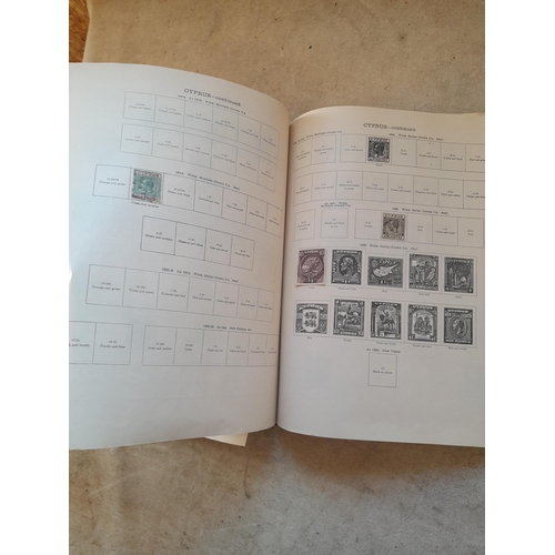 250 - A sparsely filled Ideal Commonwealth Album. an interesting album with earlier stamps sadly let down ... 