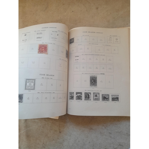 250 - A sparsely filled Ideal Commonwealth Album. an interesting album with earlier stamps sadly let down ... 