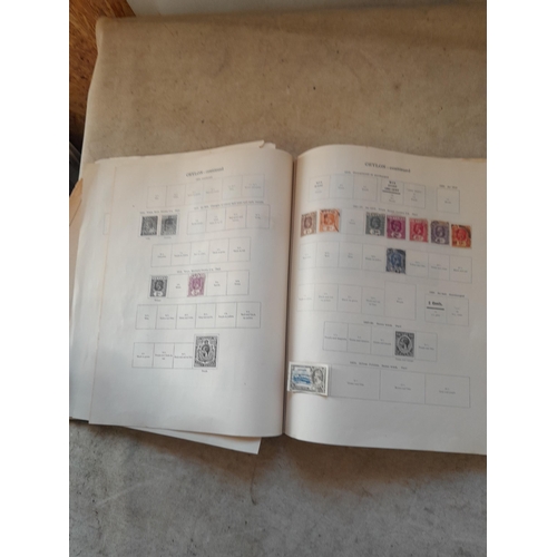 250 - A sparsely filled Ideal Commonwealth Album. an interesting album with earlier stamps sadly let down ... 