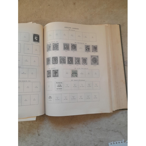 250 - A sparsely filled Ideal Commonwealth Album. an interesting album with earlier stamps sadly let down ... 