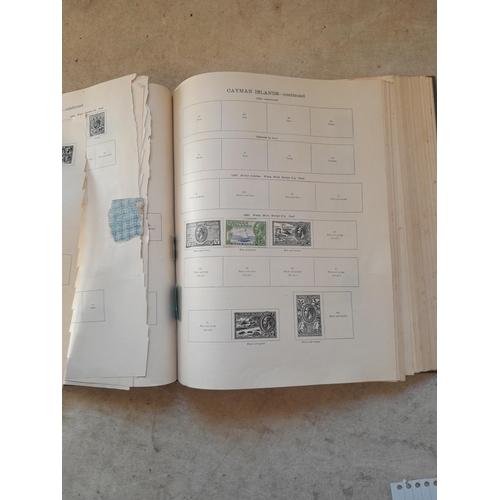 250 - A sparsely filled Ideal Commonwealth Album. an interesting album with earlier stamps sadly let down ... 