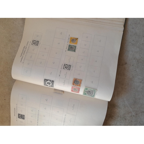 250 - A sparsely filled Ideal Commonwealth Album. an interesting album with earlier stamps sadly let down ... 