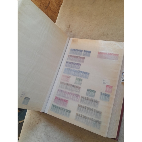 252 - Stamps : QEII in a stock book with duplication