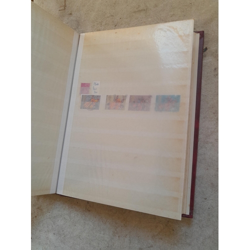 252 - Stamps : QEII in a stock book with duplication