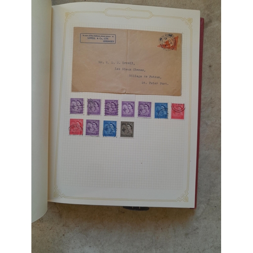 261 - Stamps of Guernsey noted 1941 cover 2 d orange bisected,  a nice clean land well presented lot