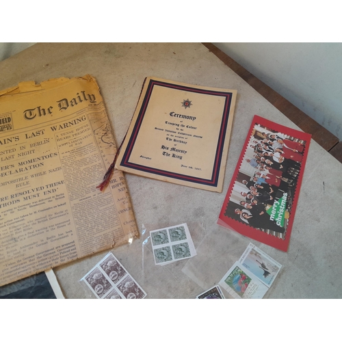 264 - Stamps of New Zealand mint packeted by type with paper ephemera including key date newspapers