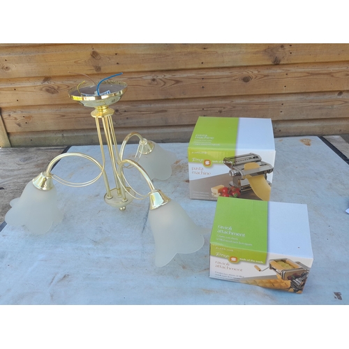 274 - Pasta maker with attachment & centre light fitment