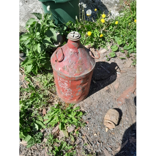 275 - Plant stand, paint spirit can and copper jug