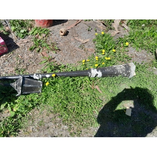 280 - Aluminium garden ornament street lamp for repair