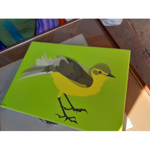 292 - Radios pictures for re purposing tapestries, cross stich, one on stand, watercolour by J Neltley