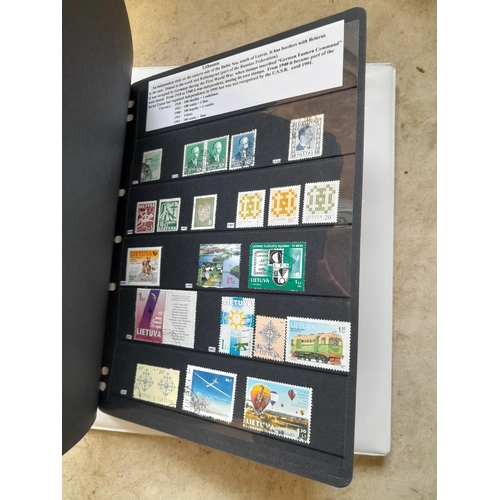 182 - Stamps of Scandinavia : Denmark, Norway Sweden on Hagner stock sheets, Estonia, Latvia and Lithuania... 