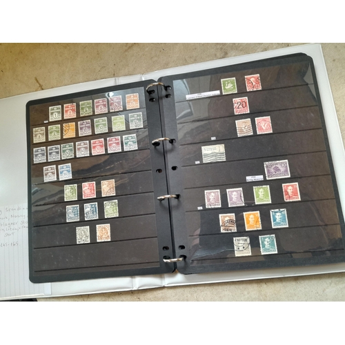 182 - Stamps of Scandinavia : Denmark, Norway Sweden on Hagner stock sheets, Estonia, Latvia and Lithuania... 