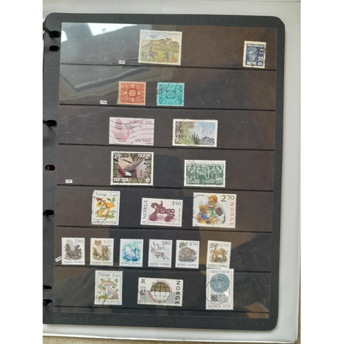 182 - Stamps of Scandinavia : Denmark, Norway Sweden on Hagner stock sheets, Estonia, Latvia and Lithuania... 