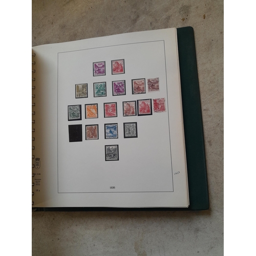 183 - Stamps of Switzerland  in a Linder album remaindered but some better stamps still present