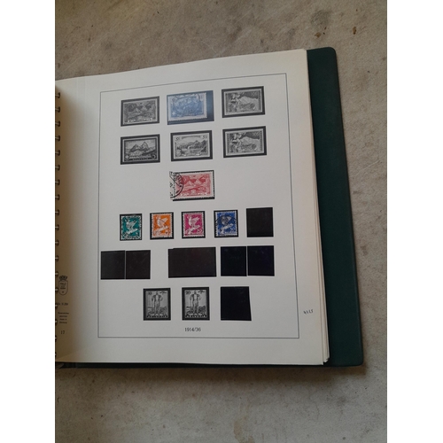 183 - Stamps of Switzerland  in a Linder album remaindered but some better stamps still present
