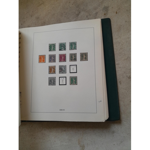 183 - Stamps of Switzerland  in a Linder album remaindered but some better stamps still present