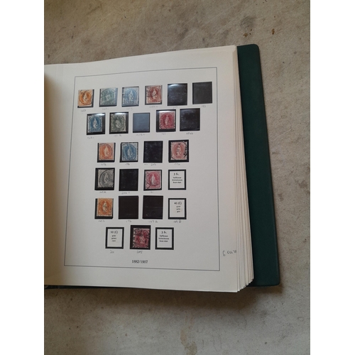 183 - Stamps of Switzerland  in a Linder album remaindered but some better stamps still present
