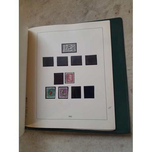 183 - Stamps of Switzerland  in a Linder album remaindered but some better stamps still present