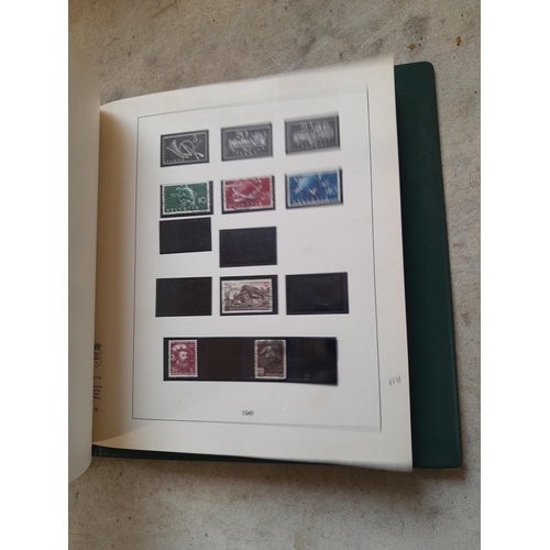 183 - Stamps of Switzerland  in a Linder album remaindered but some better stamps still present
