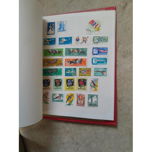 210 - Stamps : a multithematic collection on SG Avon leaves lightly mounted , approx 100 pages in clean co... 