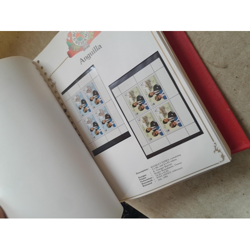 212 - Stamps : 2 volume partially filled Royal Wedding 1981 collection, approx 500 pages on SG printed pag... 