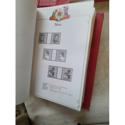 212 - Stamps : 2 volume partially filled Royal Wedding 1981 collection, approx 500 pages on SG printed pag... 