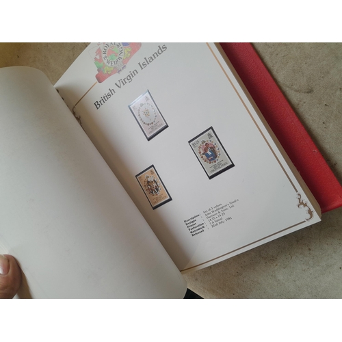 212 - Stamps : 2 volume partially filled Royal Wedding 1981 collection, approx 500 pages on SG printed pag... 