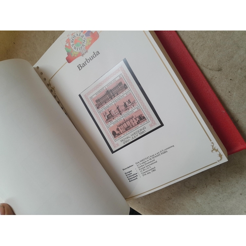 212 - Stamps : 2 volume partially filled Royal Wedding 1981 collection, approx 500 pages on SG printed pag... 