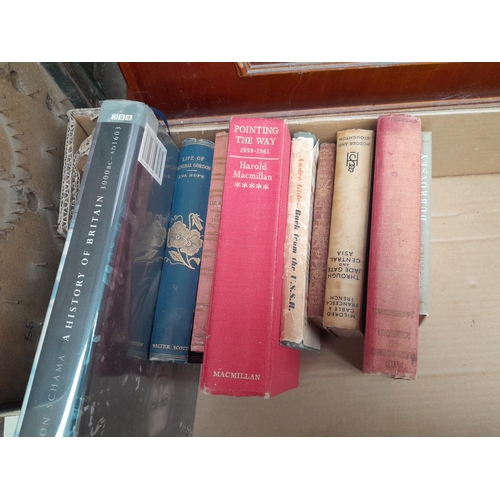 213 - Box of books with very approx. vendor list, please ignore condition reports on the list as they are ... 