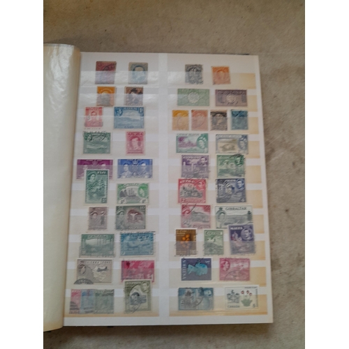 216 - Stamps: World Collection a varied array of Commonwealth and world stamps 32 well filled pages in a L... 