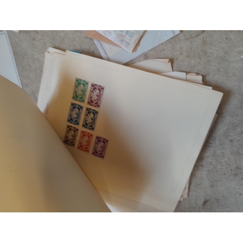 217 - A4 envelope of  stamps of French Colonies, unused and used some loose and some on pages, only a samp... 