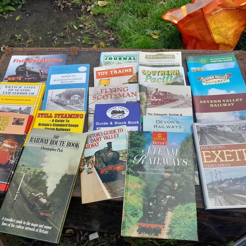 Railway themed books, DVDs and related items and Davenport calendar