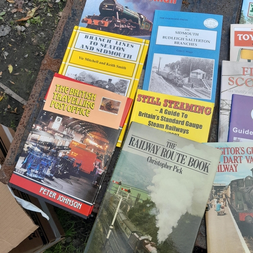 Railway themed books, DVDs and related items and Davenport calendar
