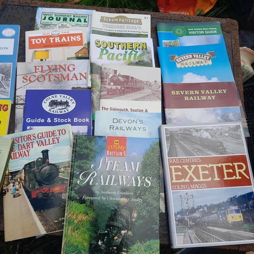 Railway themed books, DVDs and related items and Davenport calendar