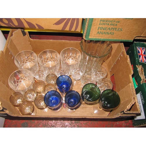 28 - Box of Glorious Glassware.
