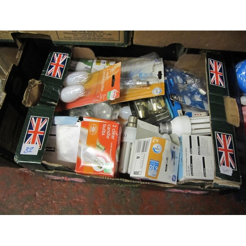 32 - Box of New Light Bulbs.