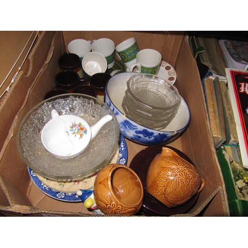 35 - Box of China & Glass Ware.