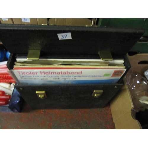 37 - Case of LP Vinyl Records.